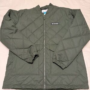 Columbia Men's Quilted Jacket in Dark Green